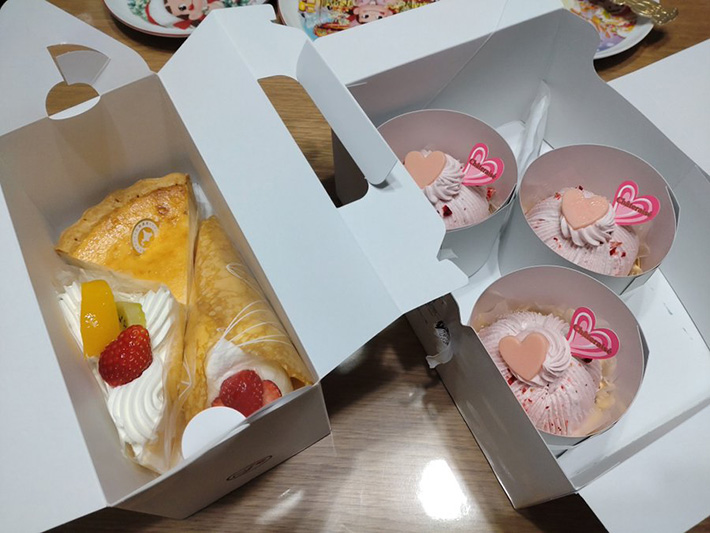 ケーキの写真