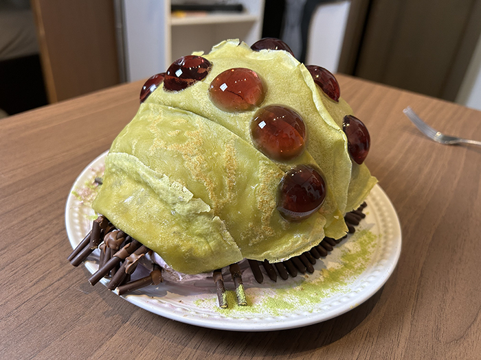 手作りケーキの写真