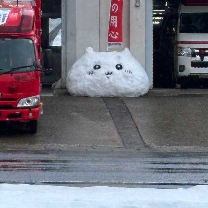 雪だるまの画像