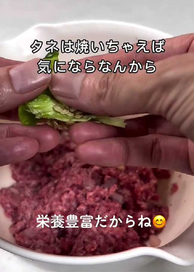 ピーマンの肉詰め