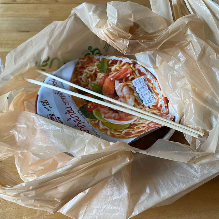 カップラーメンの写真