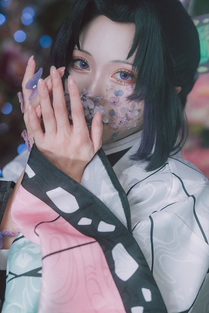 胡蝶しのぶのコスプレの写真