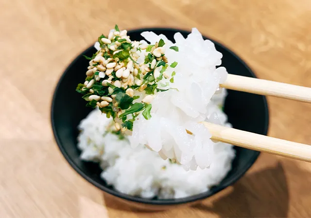 ふりかけご飯（撮影：grape編集部）