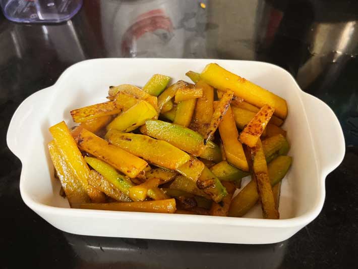 カボチャのきんぴら（撮影：grape編集部）