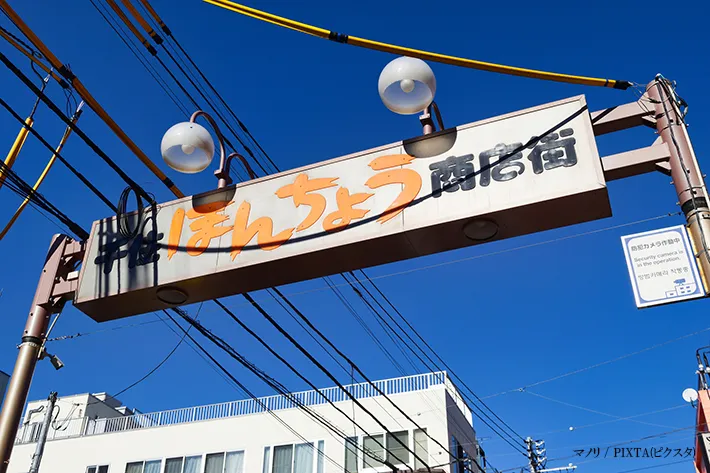 千住ほんちょう商店街の画像