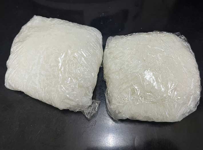 小分けにしたカルローズ米（撮影：grape編集部）