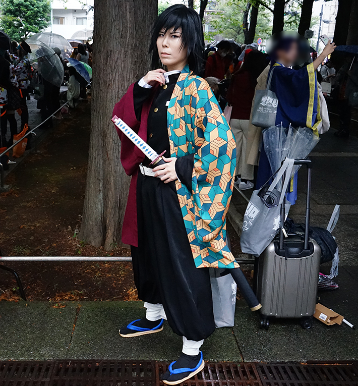 冨岡義勇のコスプレの写真（撮影：grape編集部）