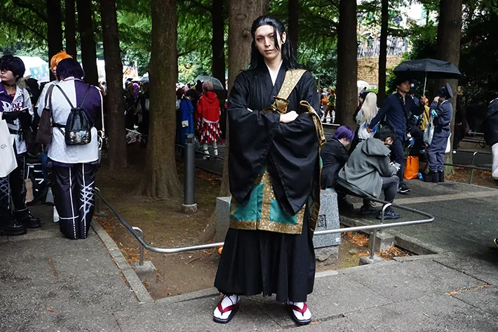 呪術廻戦・夏油傑のコスプレの写真（撮影：grape編集部）