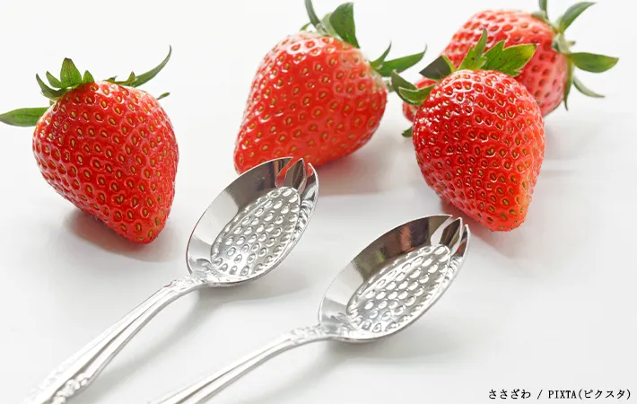 いちごスプーンの写真